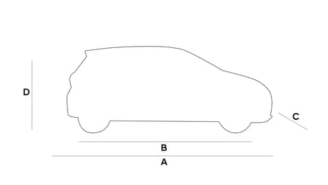 Размери на Hyundai BAYON.
