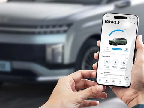Приложение Hyundai Bluelink с дистанционно предварително кондициониране на батерията за Hyundai IONIQ 9.