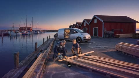 Hyundai STARIA Cargo, превърнат в мобилна работилница.