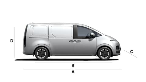 Размери на Hyundai STARIA Cargo