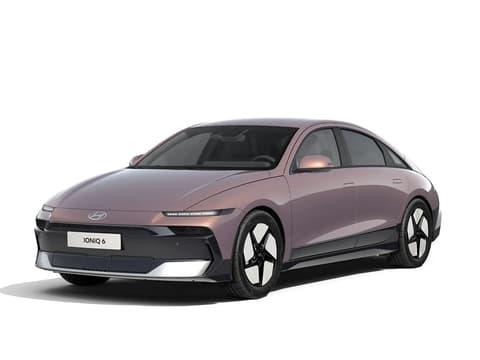 Hyundai IONIQ 6 с оборудване GL и цвят Sunset Brown Pearl.