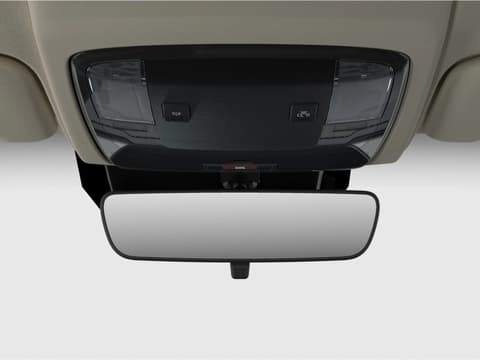 Таванната конзола и вътрешното огледало на Hyundai STARIA Cargo.