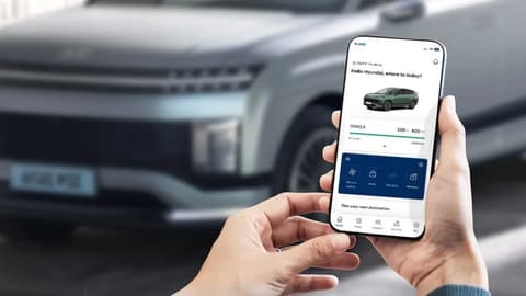 Приложението myHyundai с информация за батерията и пробега за Hyundai IONIQ 9.