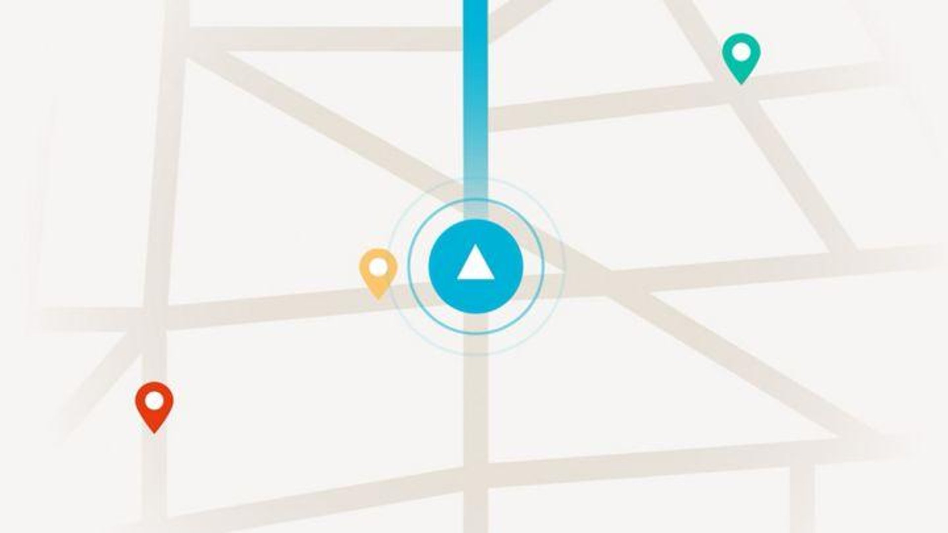 Hyundai route planner map showing navigation and charging points
